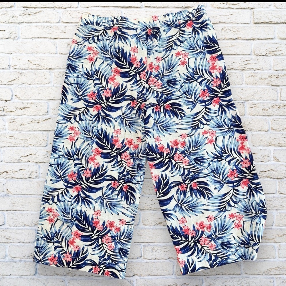 NWT Caribbean Joe NWT Cropped Loose Fit Leg Beach Pants Size XL